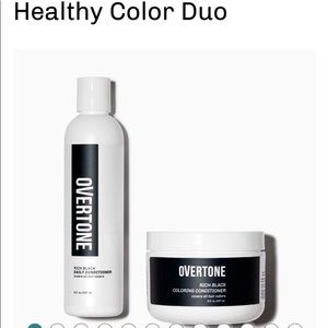 Overtone Rich Black Duo & Colorless Hair Mask
